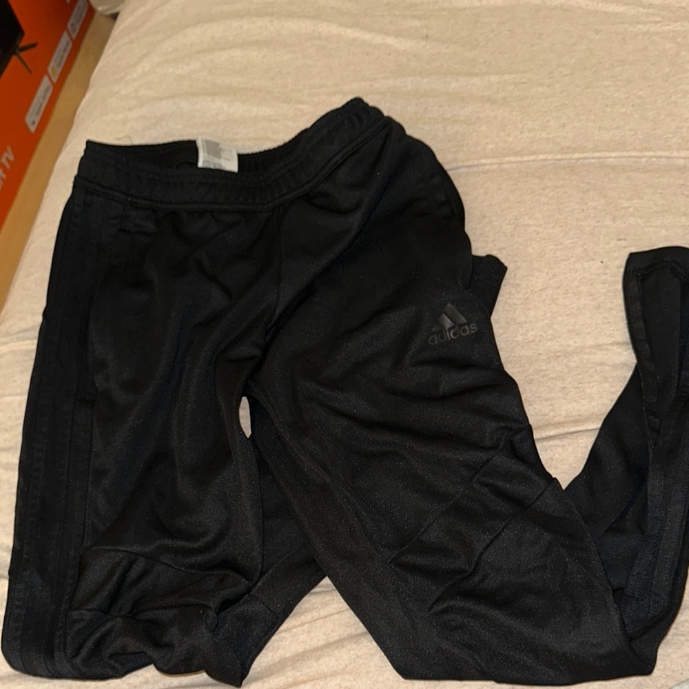 Adidas Black Sweatpants Athletic Comfort